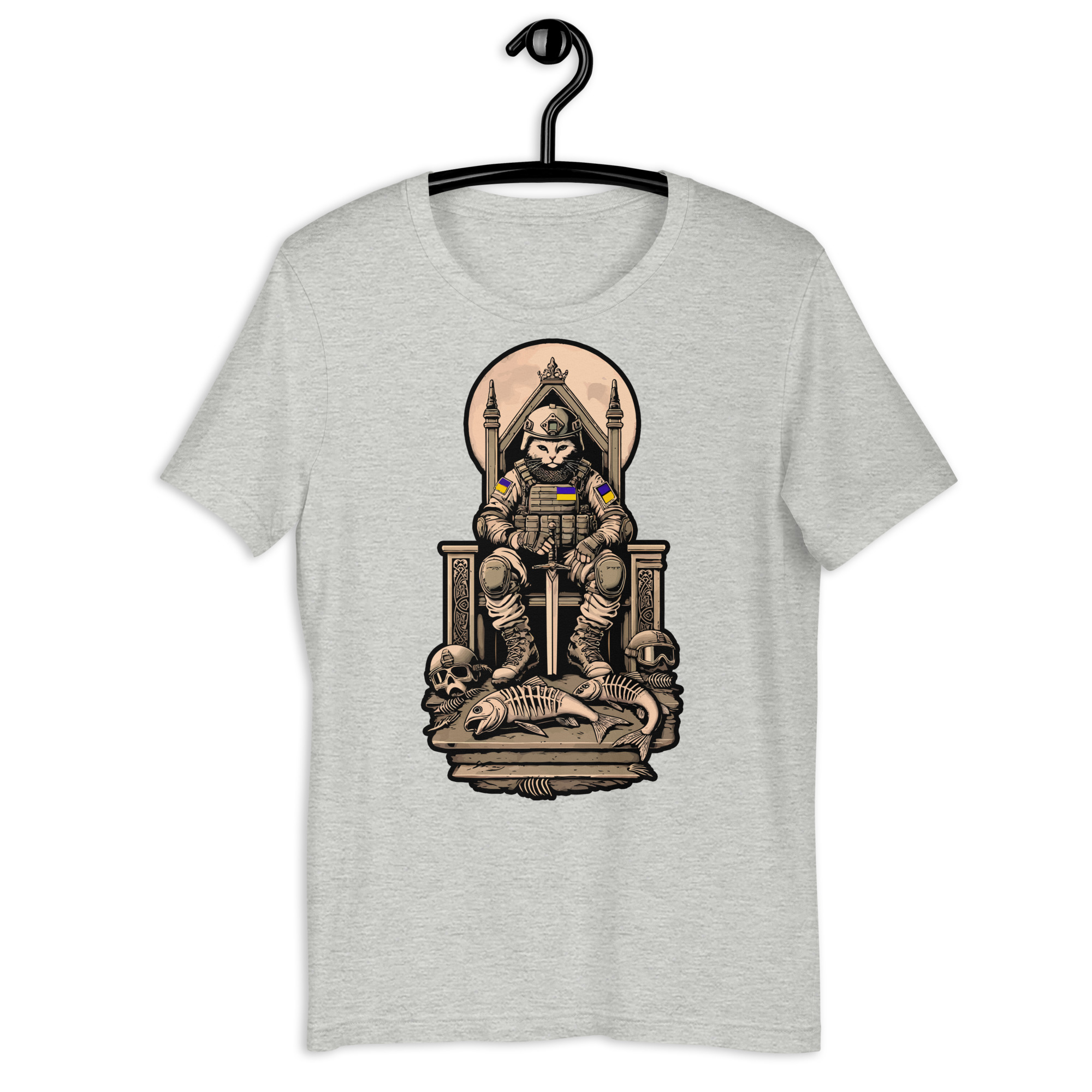 Military cat T-shirt